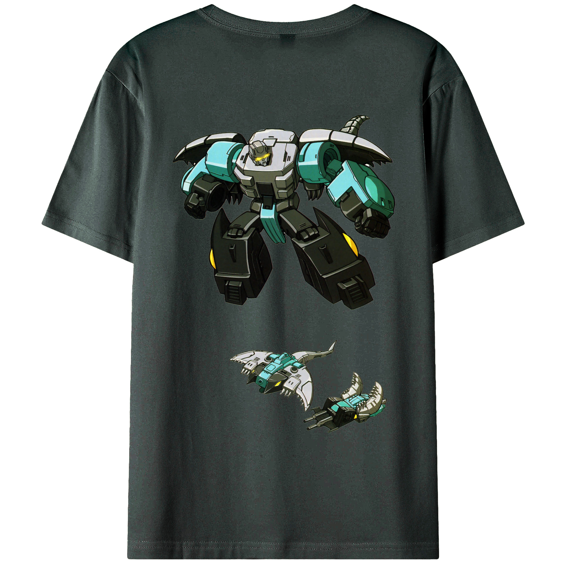 （画像用）  綿100％ メンズ半袖Tシャツ（バックプリント） 通気性